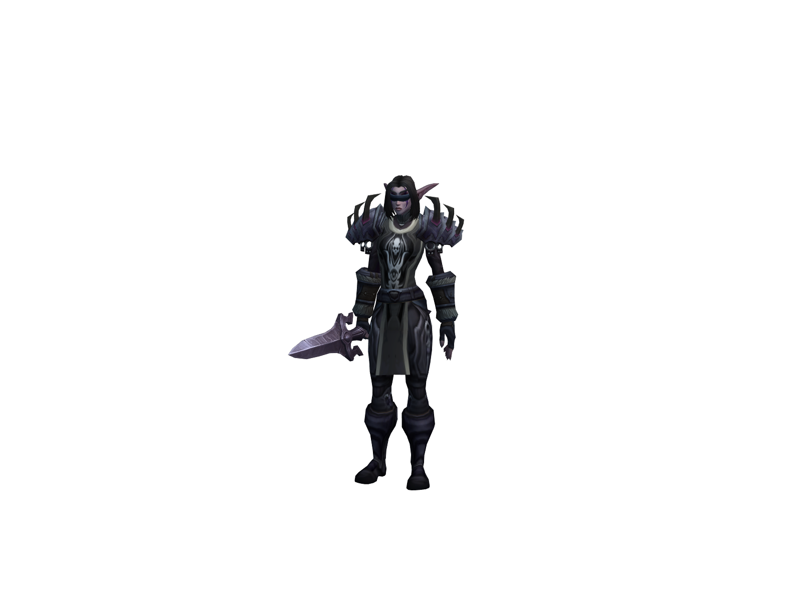 Crunchyroll 3D character render