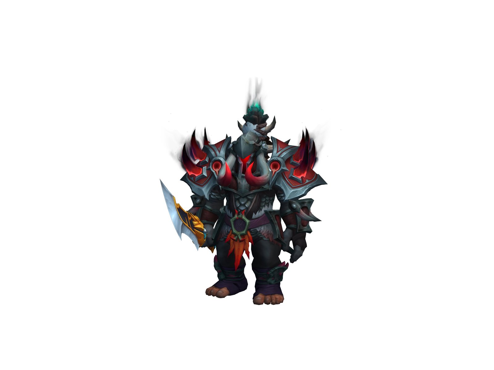 Crog 3D character render
