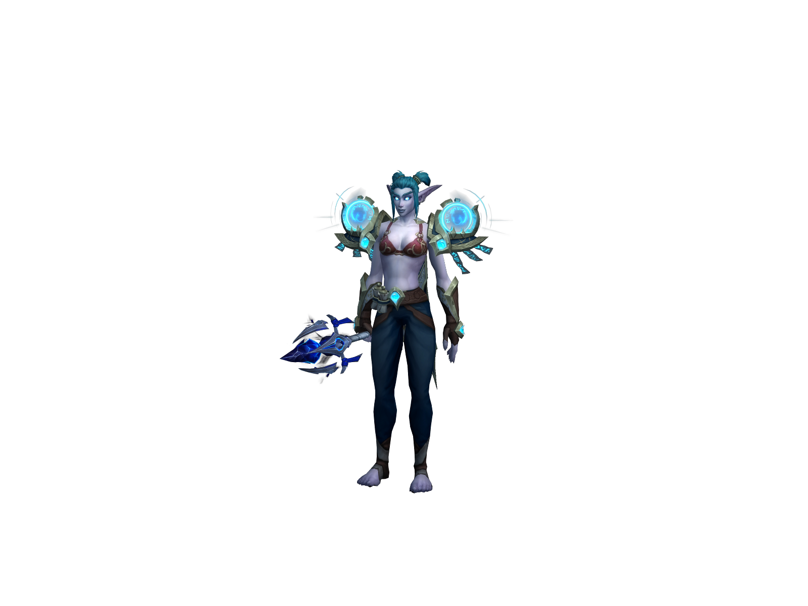 Oxblink 3D character render