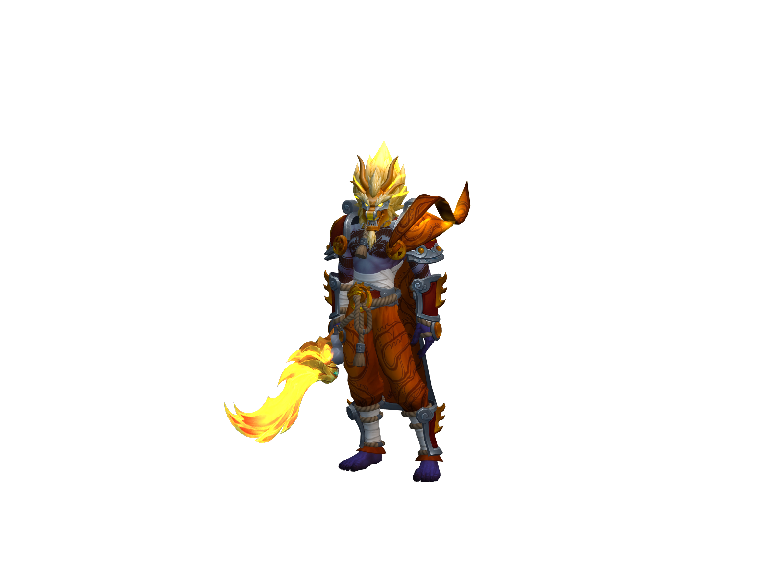 Gokumonkey 3D character render