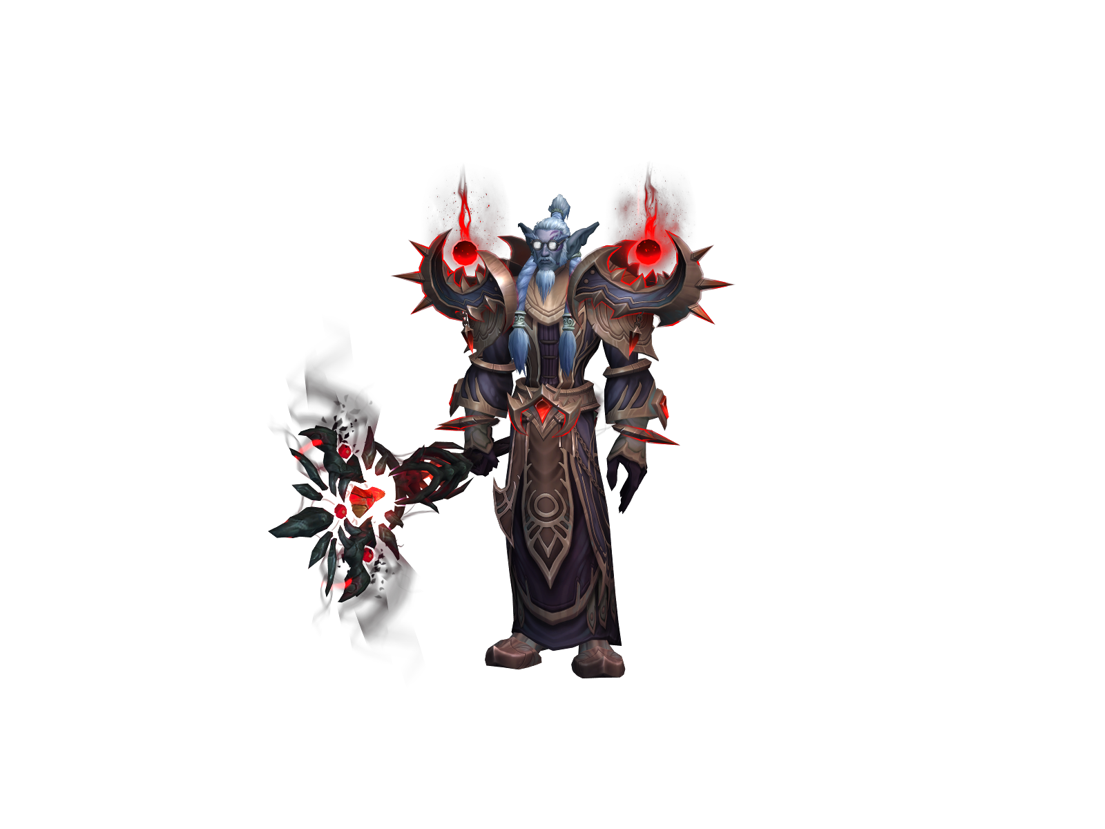 Uglyspriest 3D character render