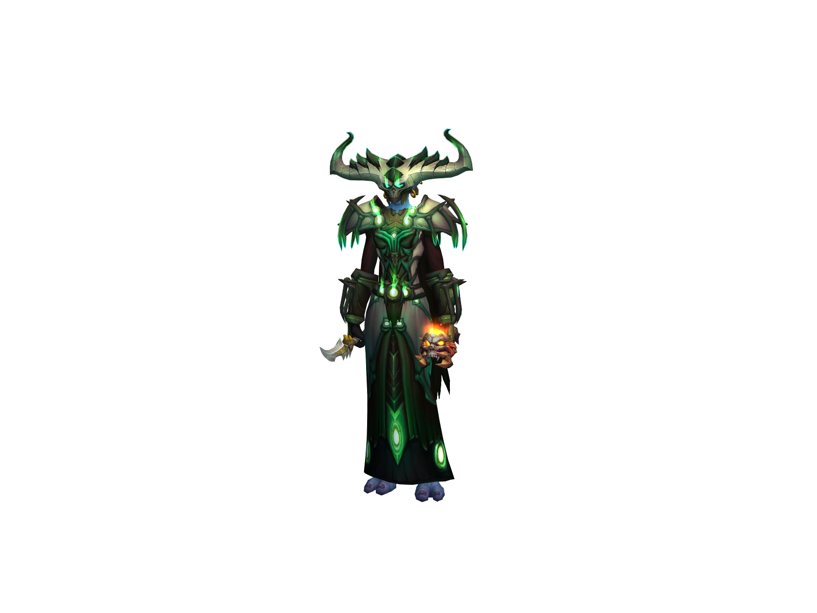 Grimassi 3D character render