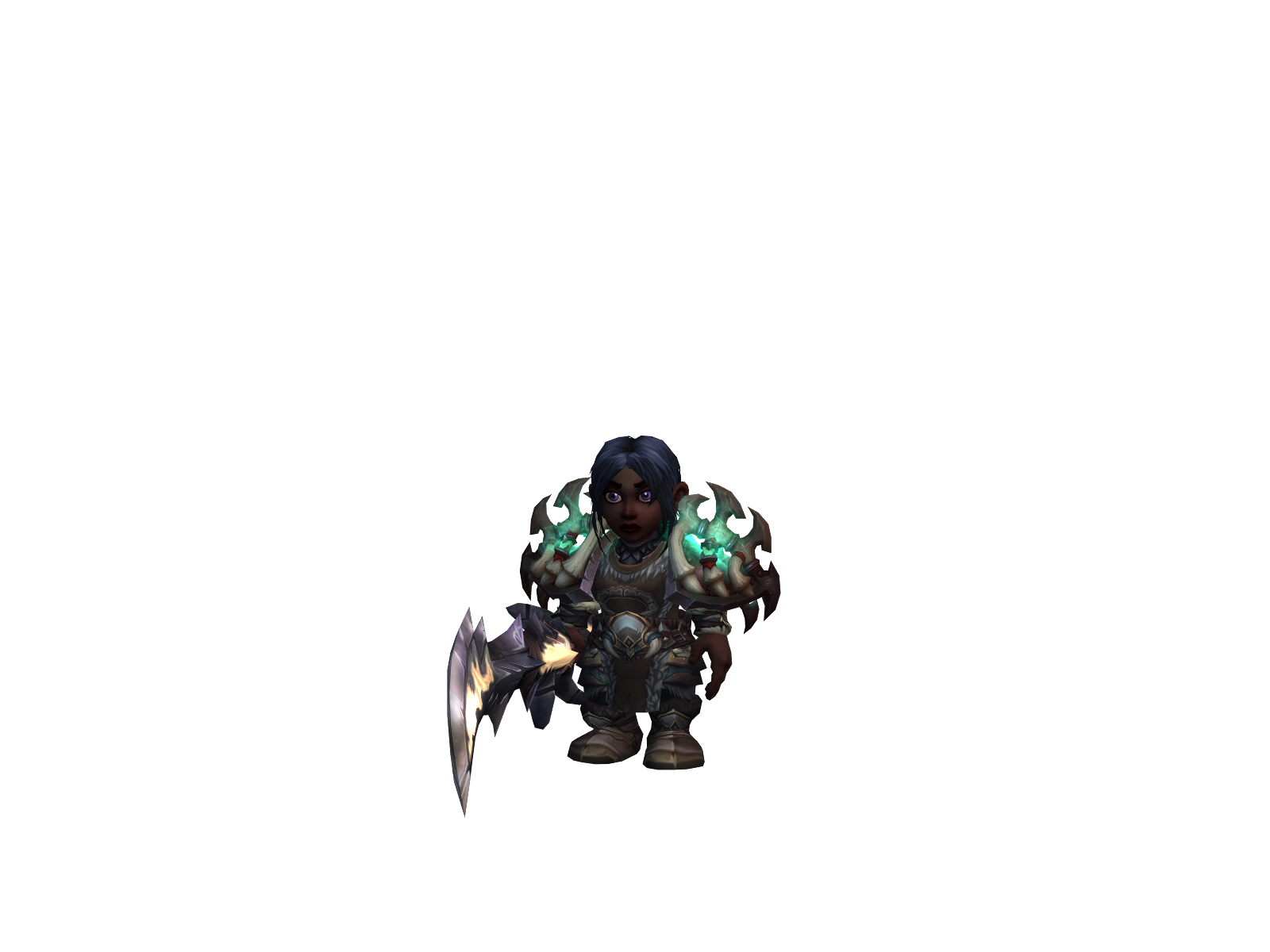 Duimonster 3D character render