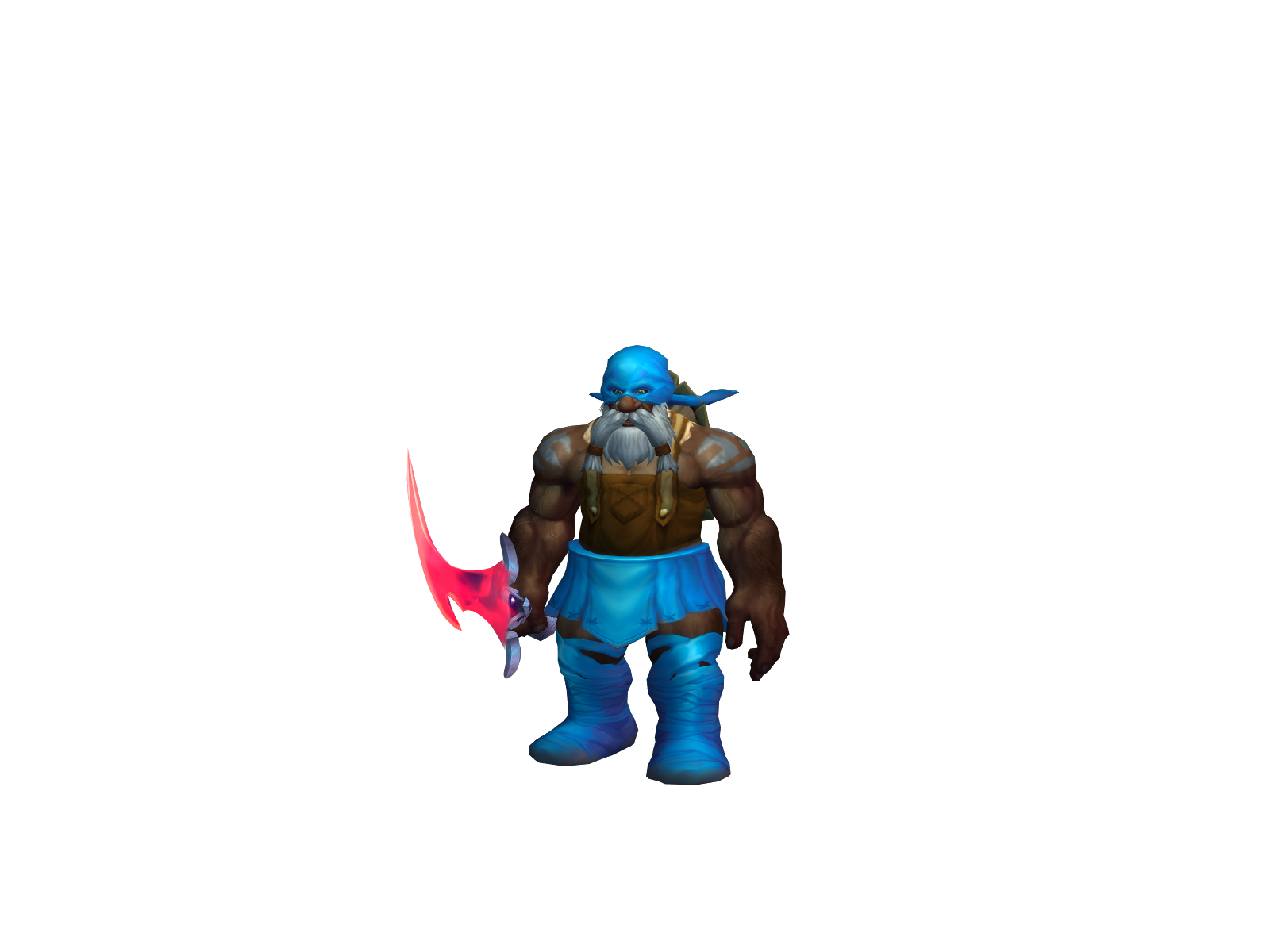 Nikpaly 3D character render