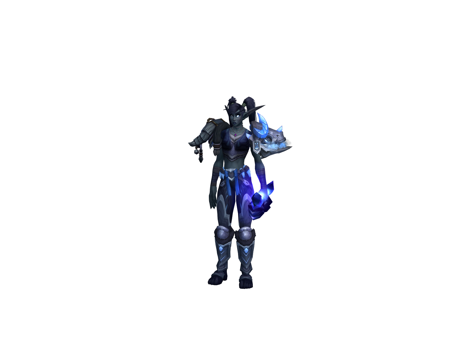 Nosnihctuh 3D character render