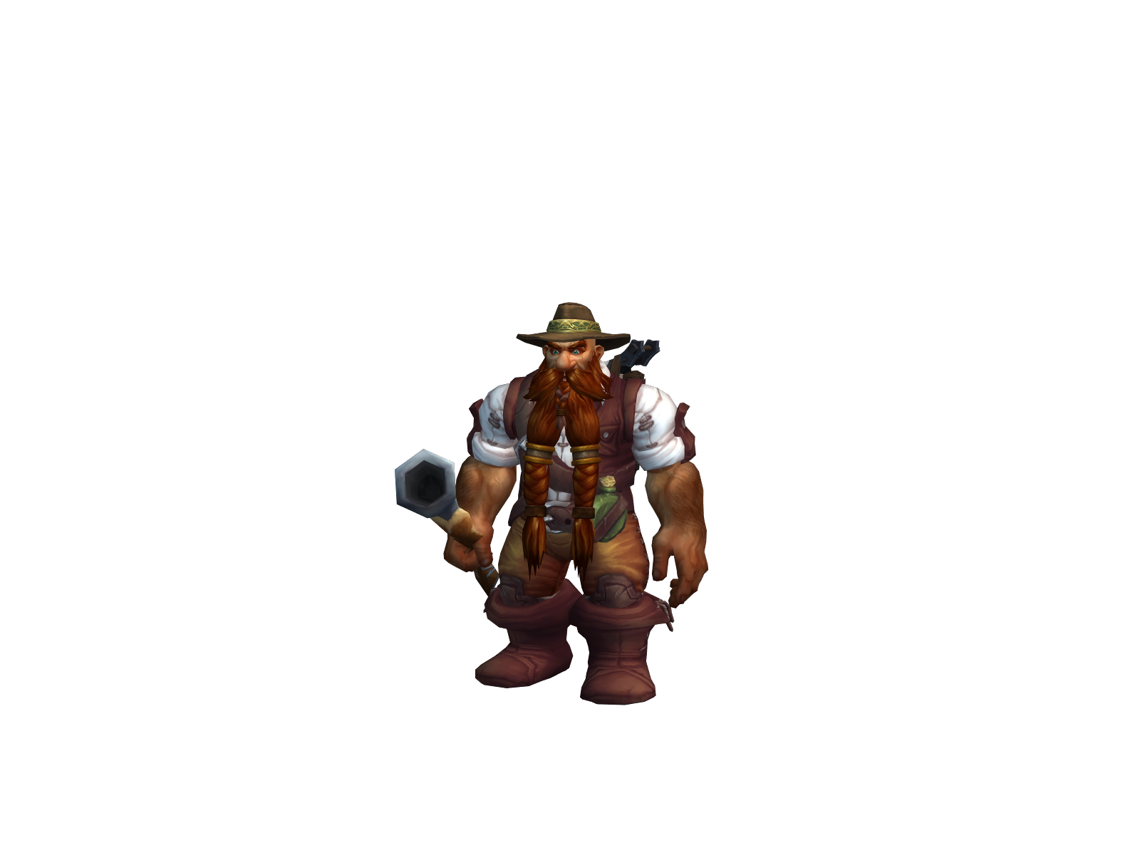 Rokht 3D character render