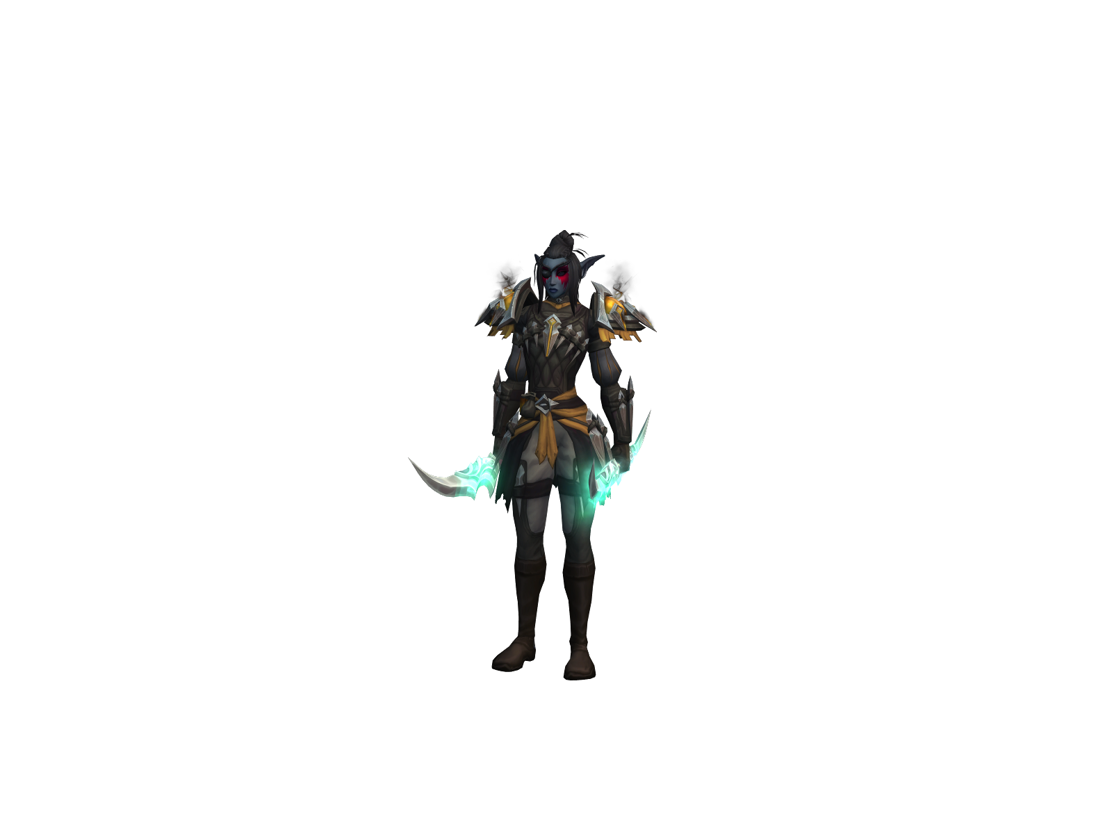 Rockedd 3D character render