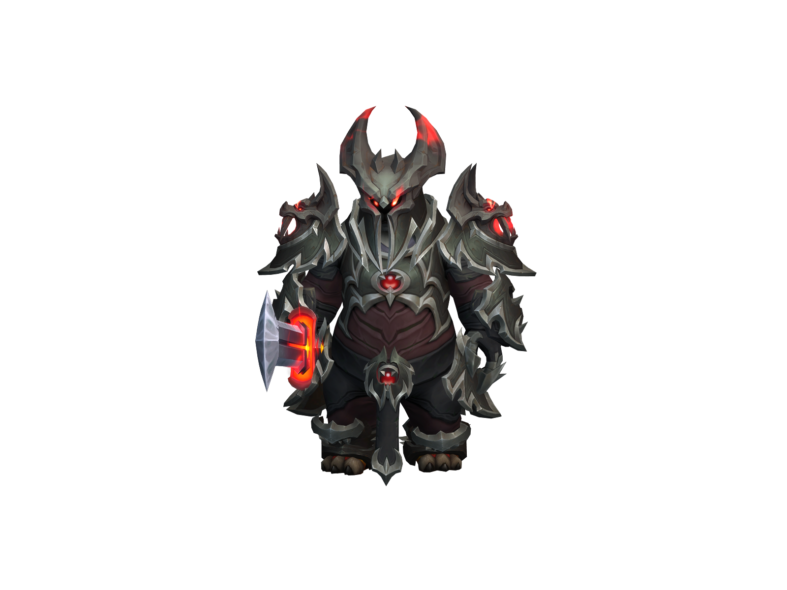 Dampcrust 3D character render
