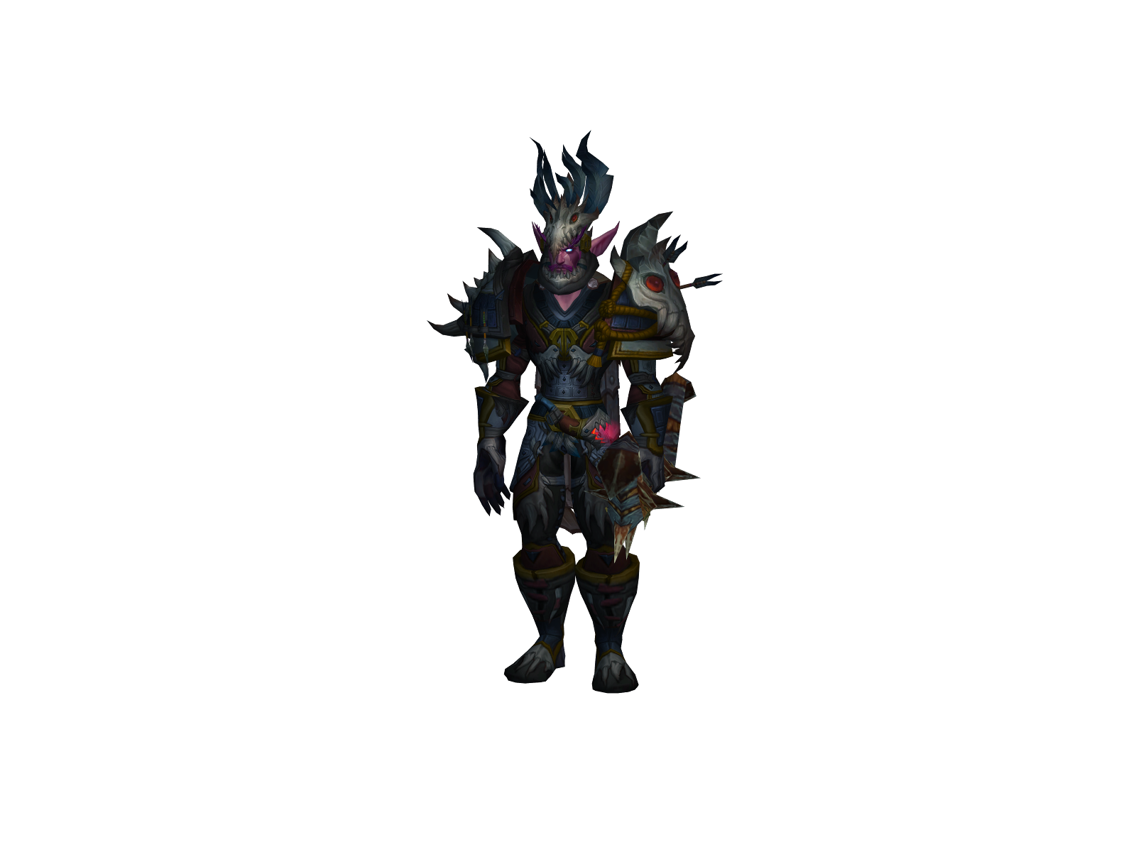 Cyllasmoir 3D character render