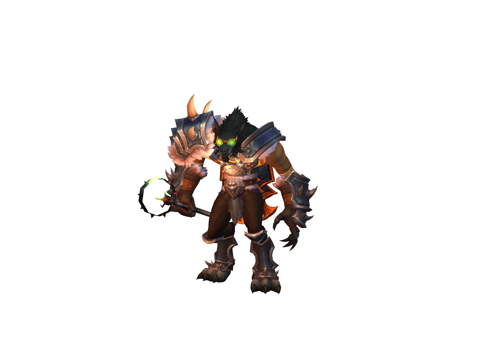 Bäkus 3D character render