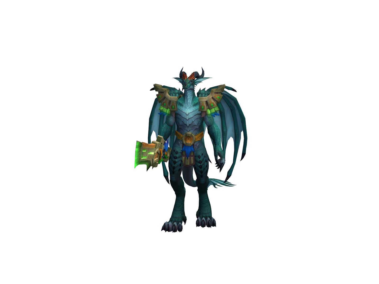 Salty 3D character render