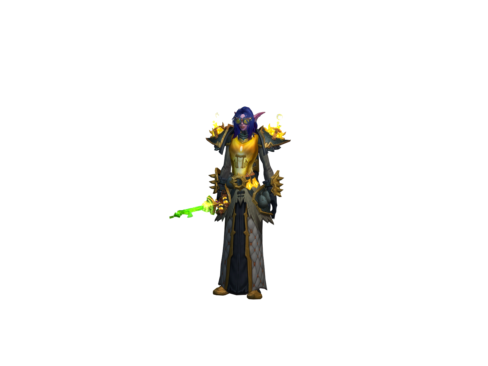 Alcohlolp 3D character render