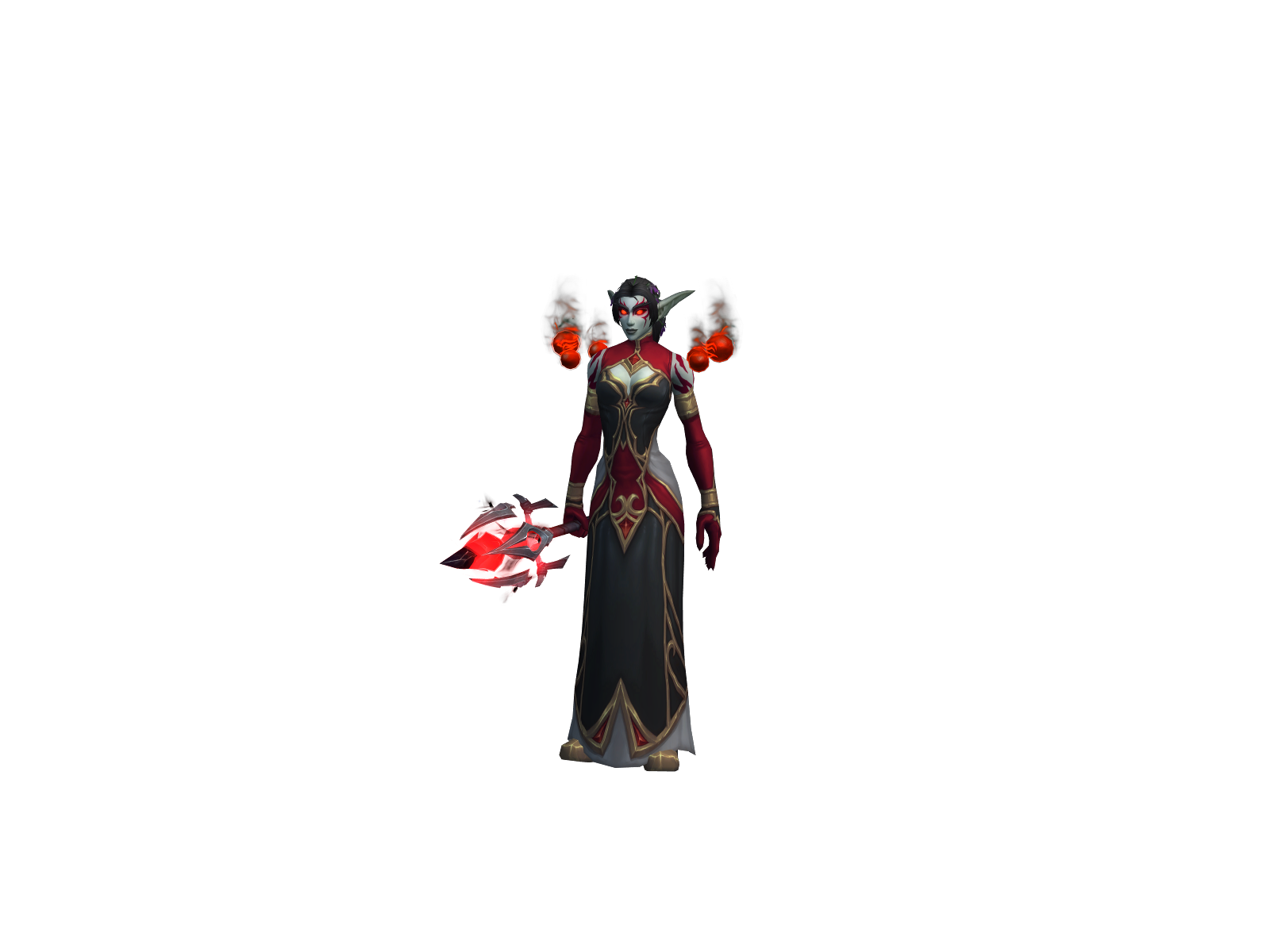 Purpleleaf 3D character render