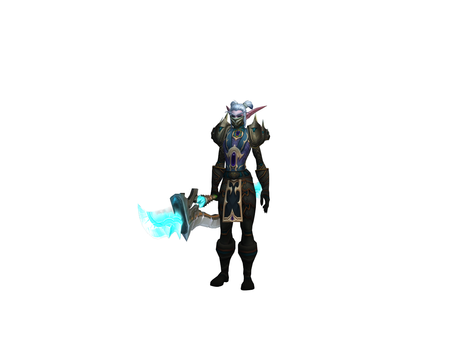 Sîlvër 3D character render