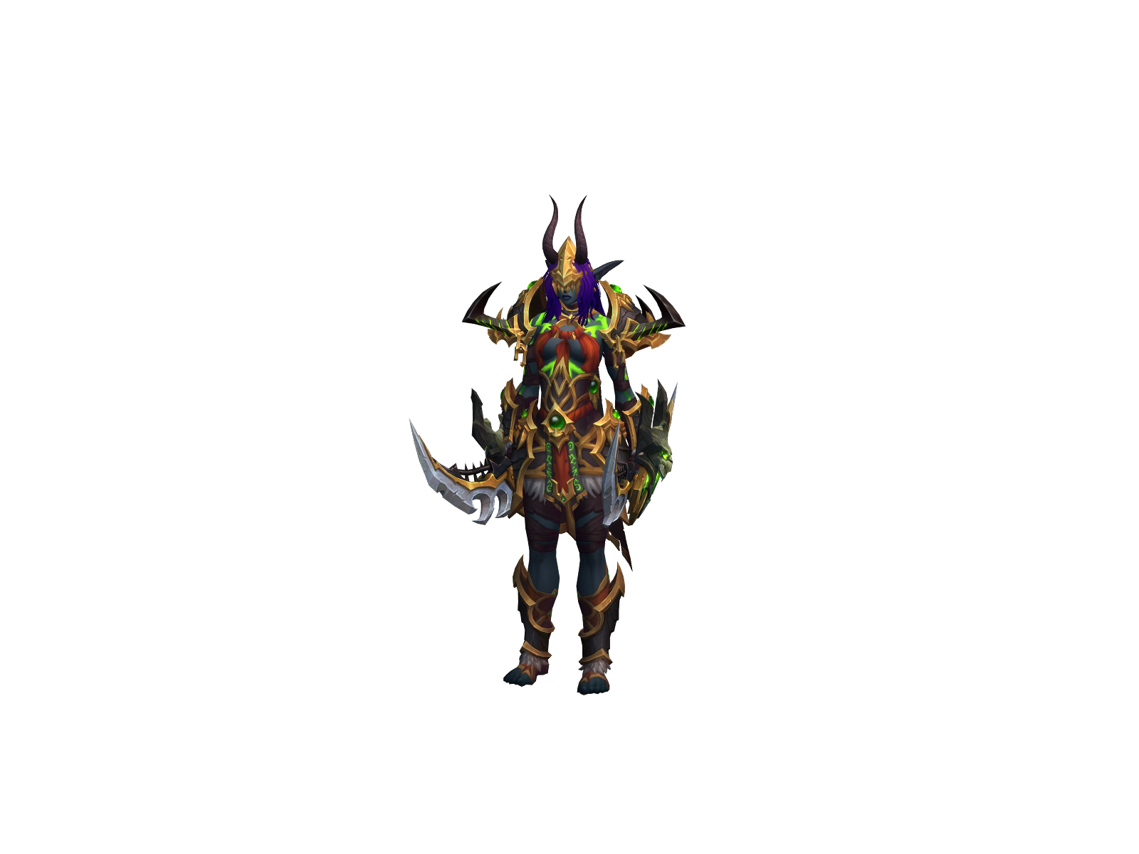 Aleanas 3D character render