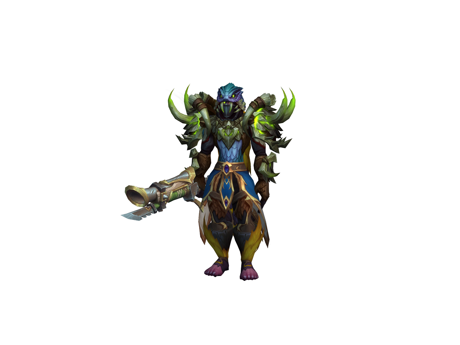 Robbingdre 3D character render