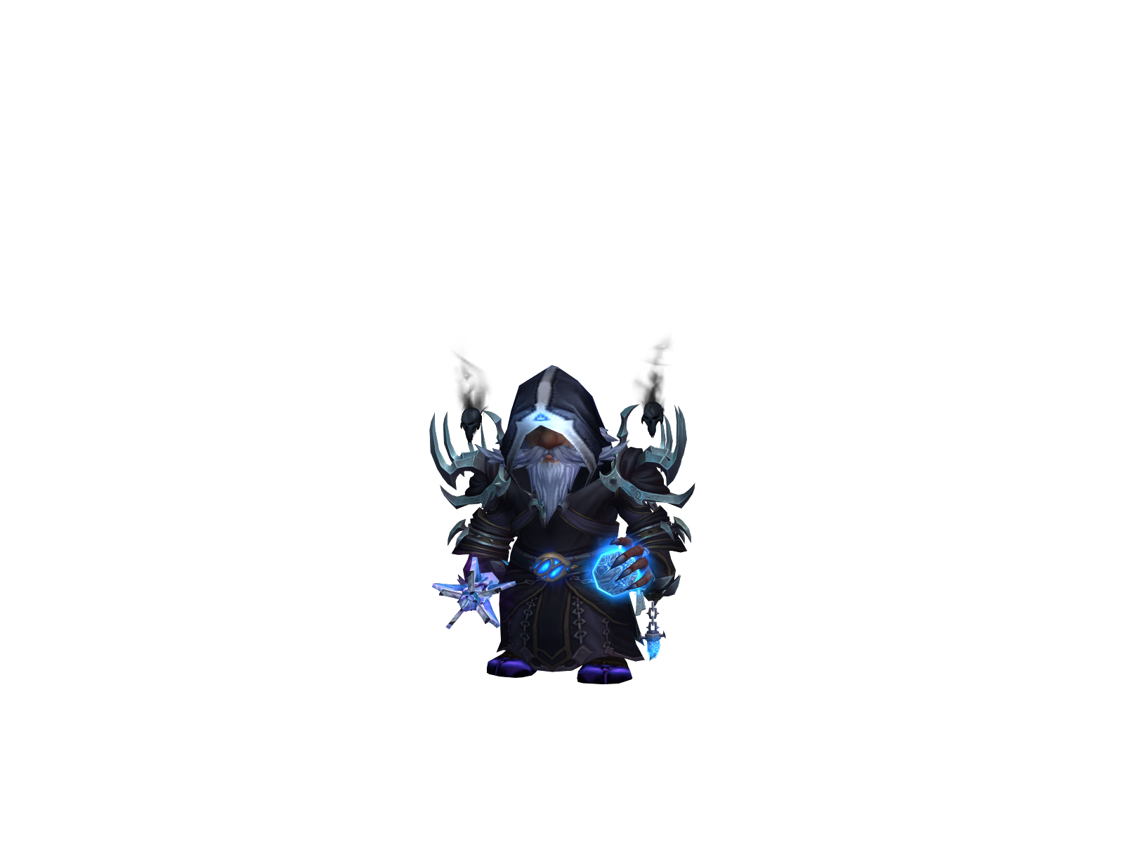Minipriest 3D character render