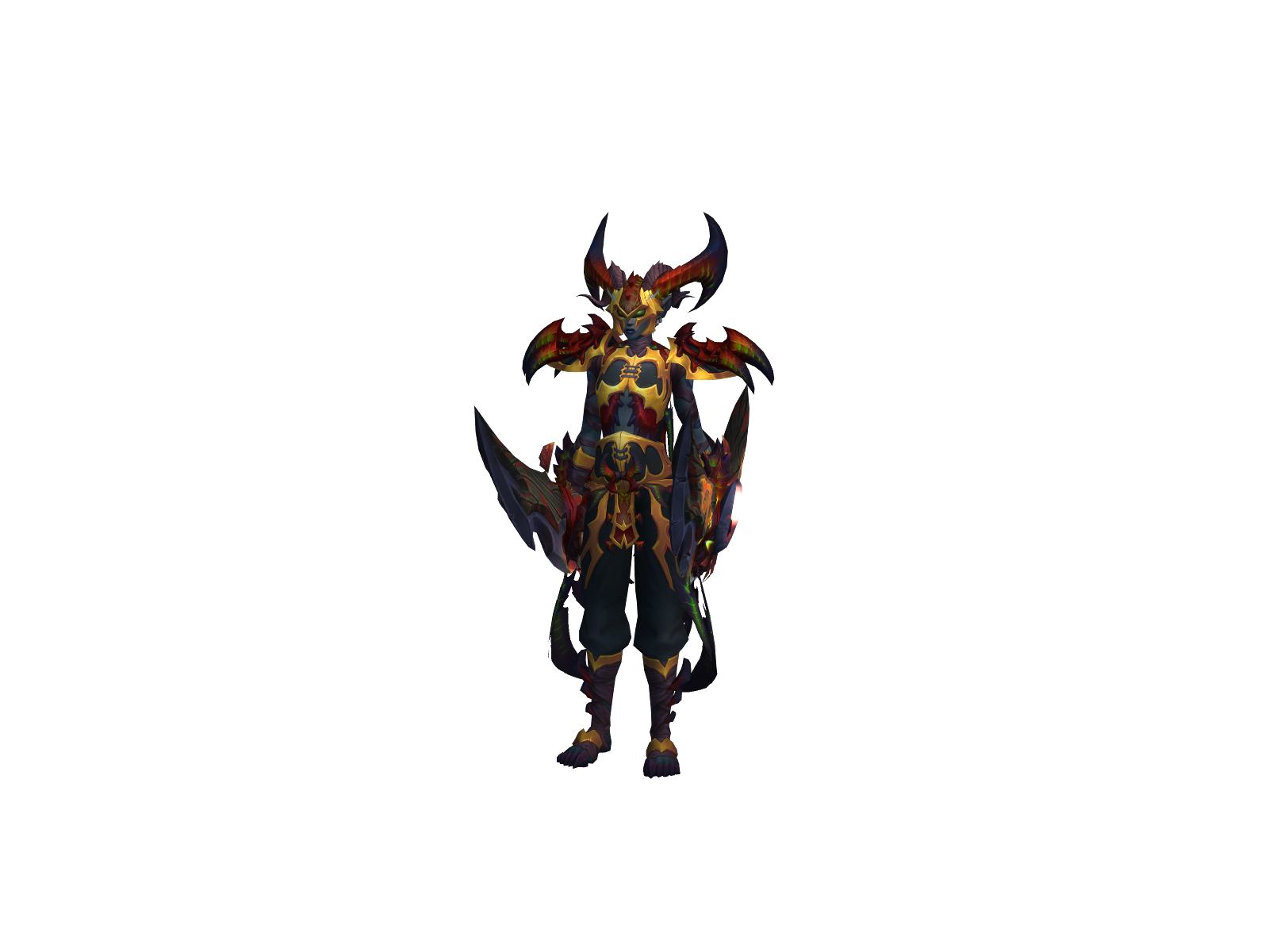 Illidaripete 3D character render