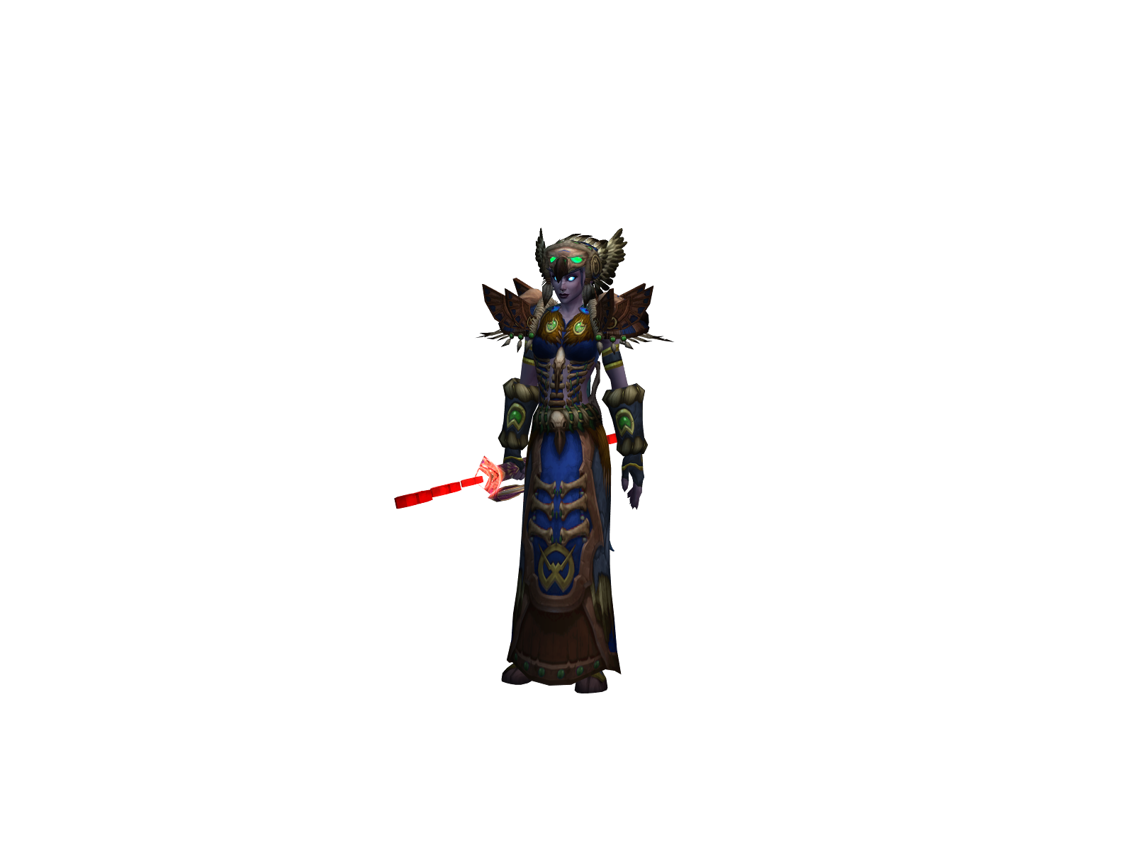 Deathletter 3D character render