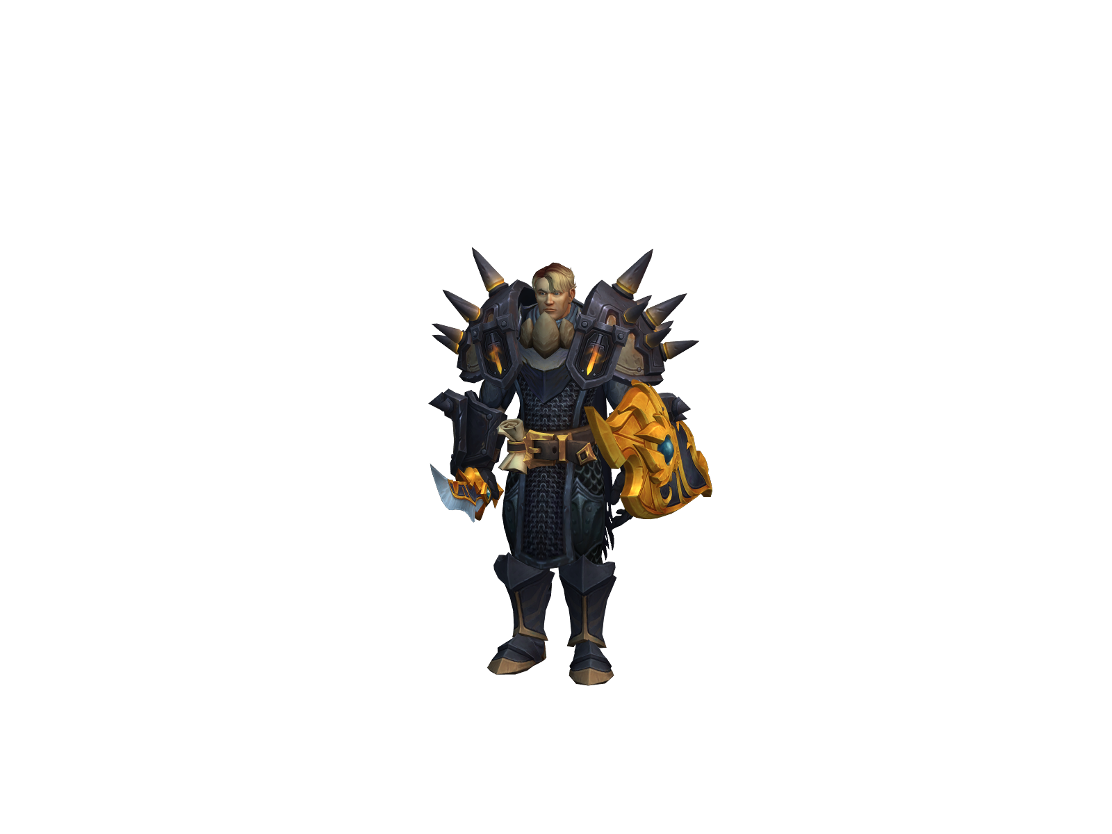 Duromir 3D character render