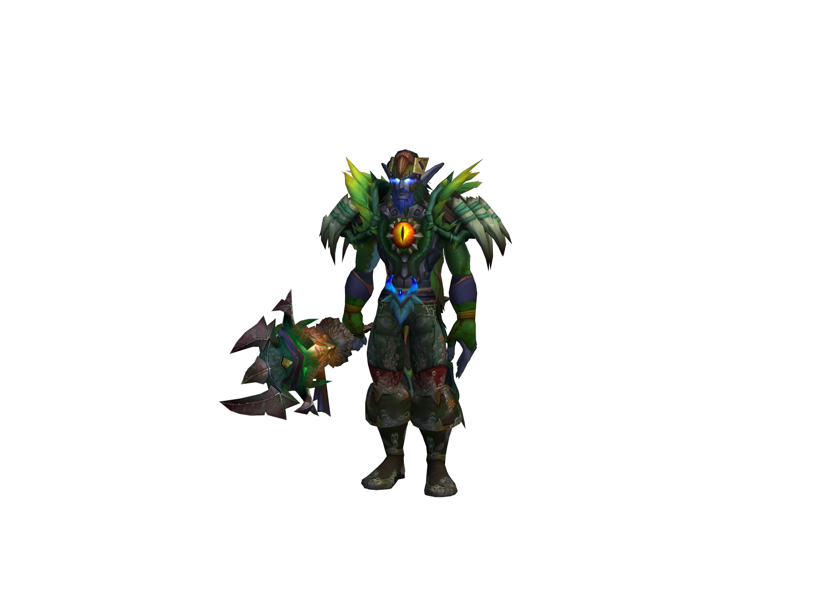 Naturesload 3D character render
