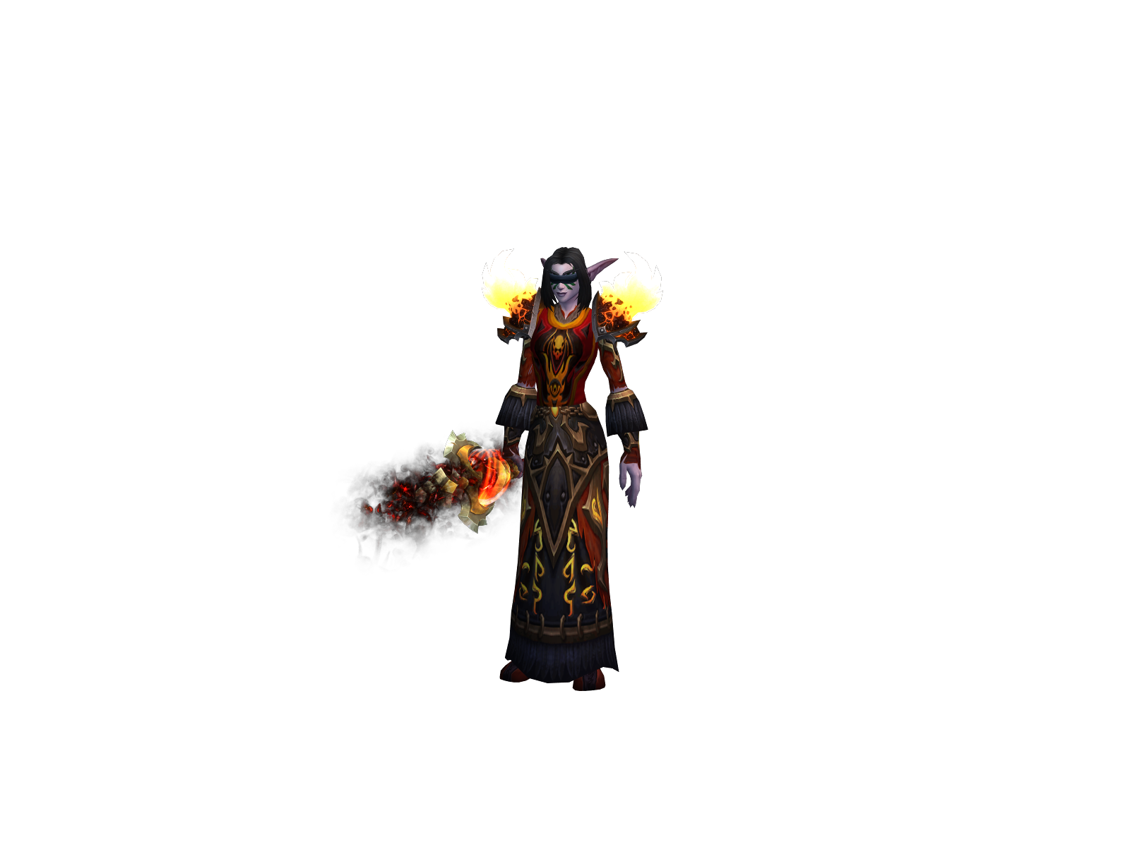 Cryel 3D character render