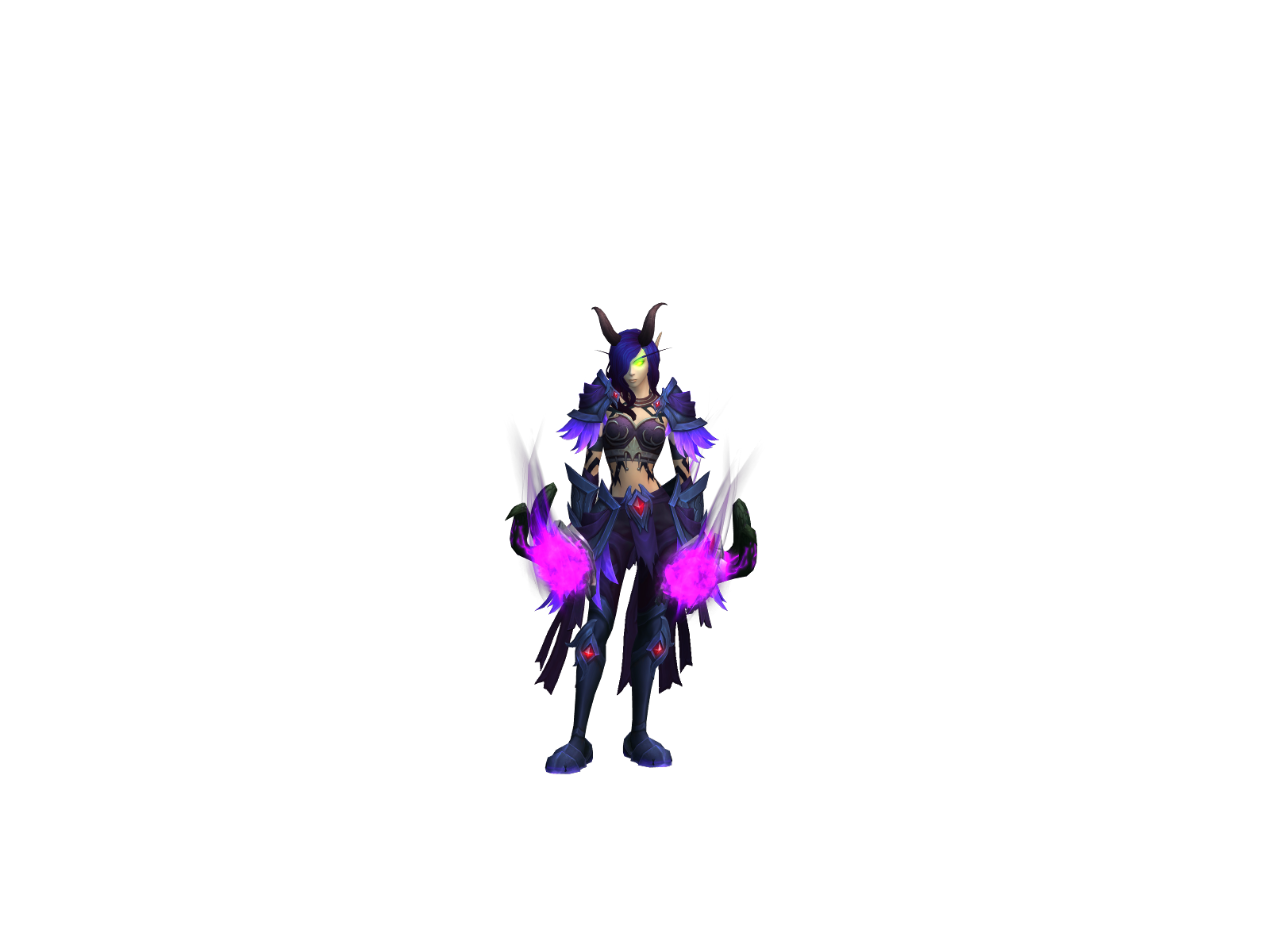 Demonlilly 3D character render