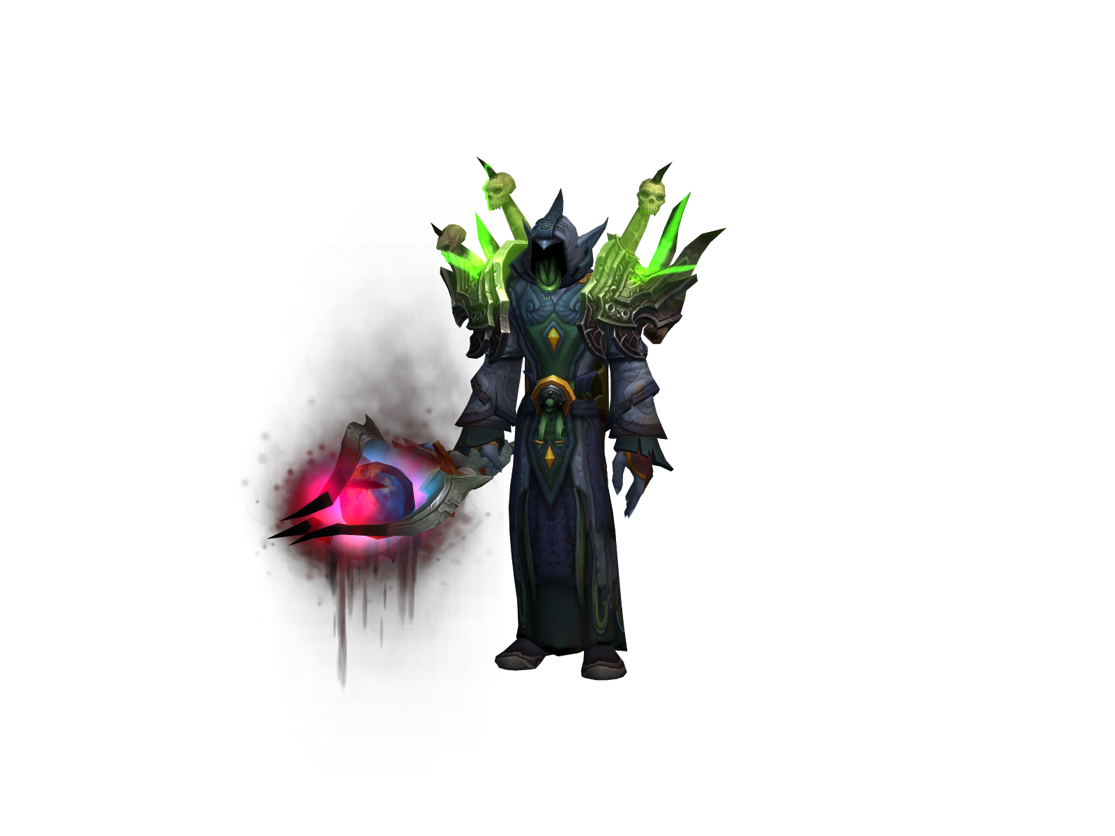 Bolted 3D character render