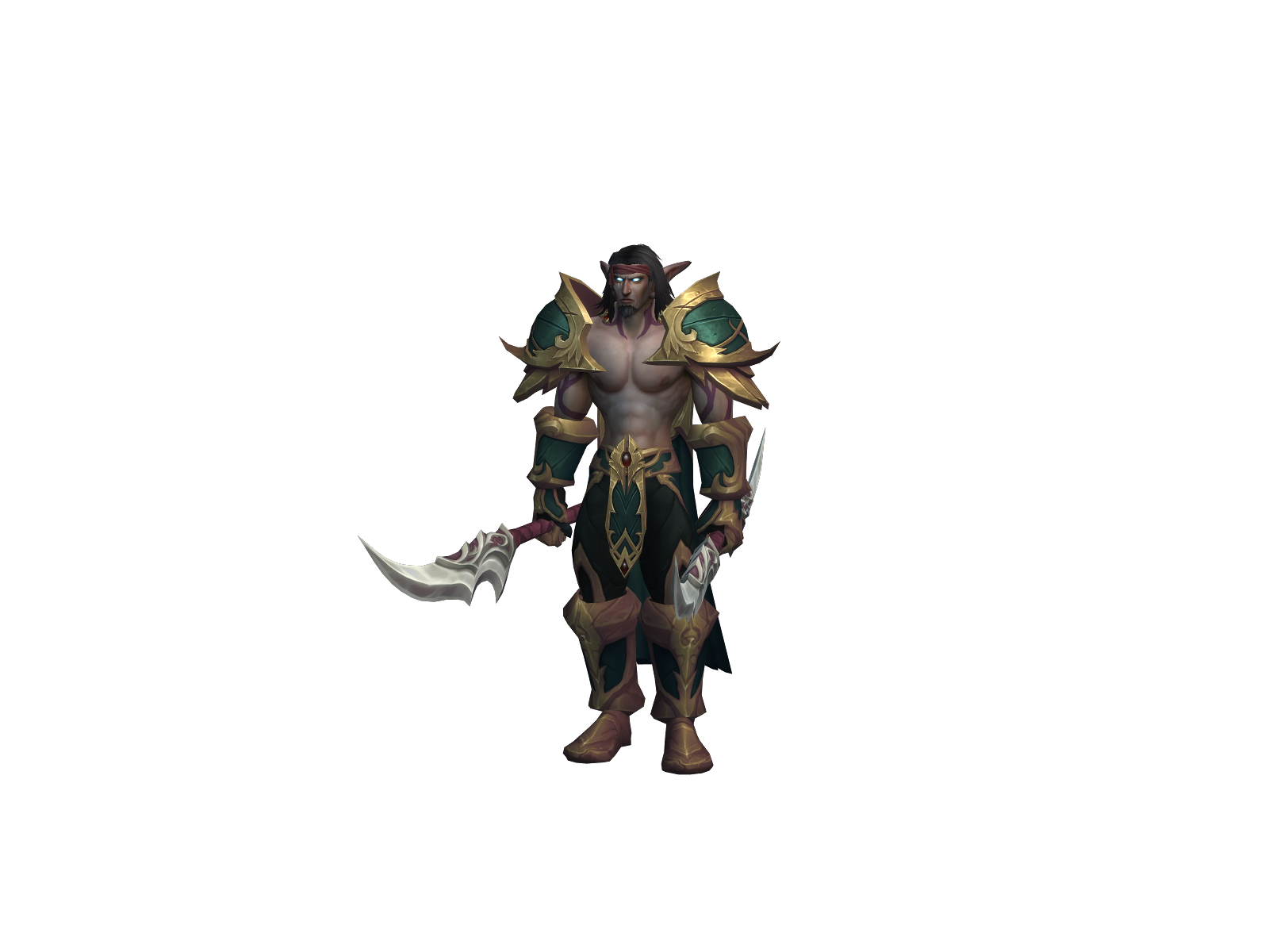 Kethyck 3D character render
