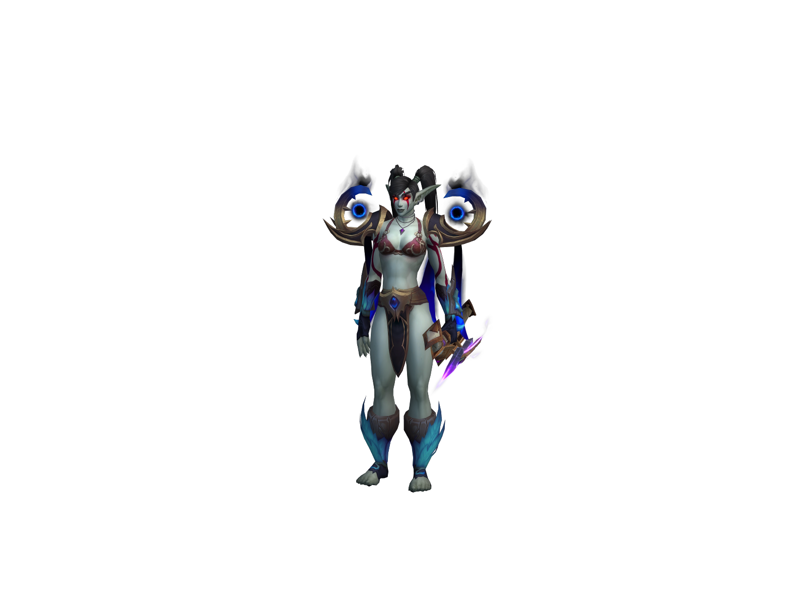Zeldris 3D character render