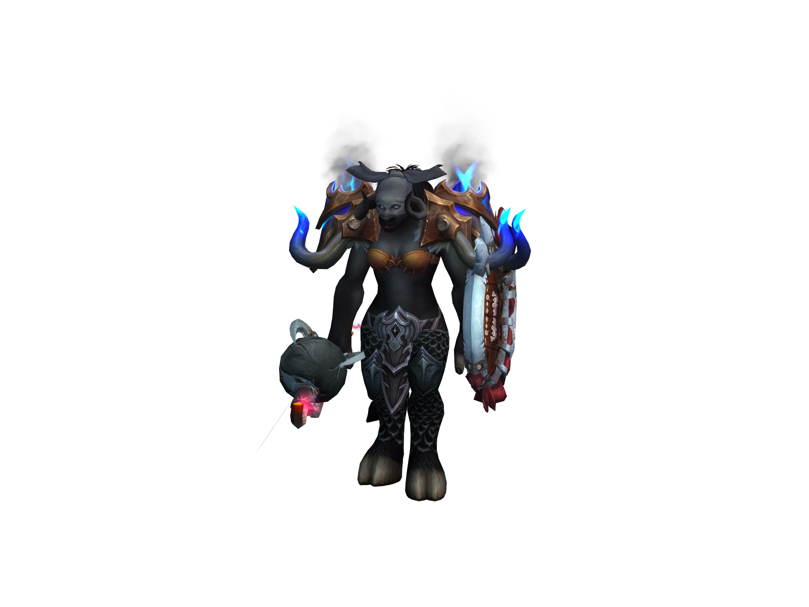 Blackcows 3D character render