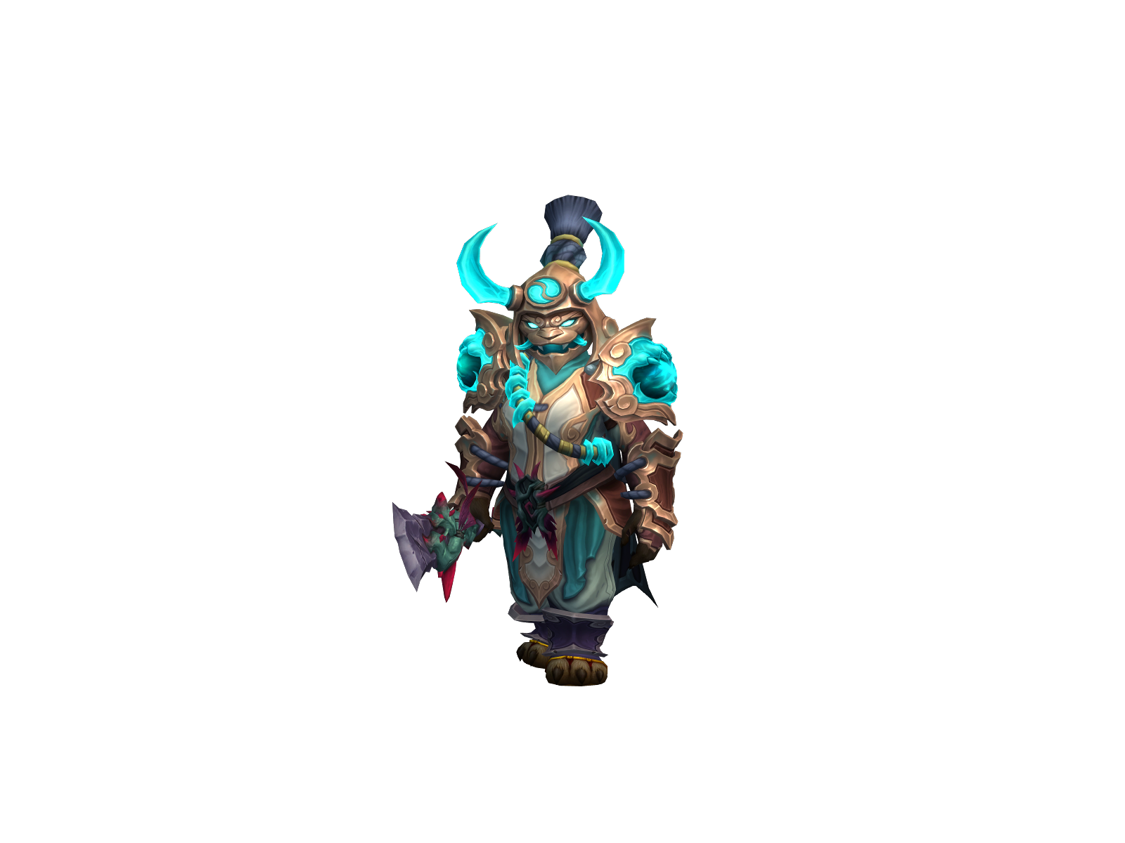 Dalidamonk 3D character render