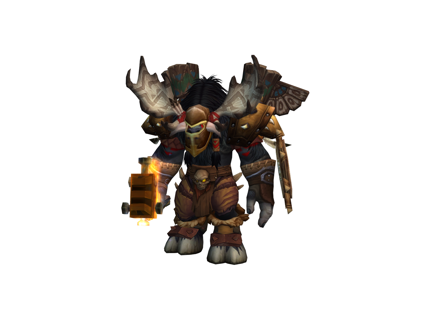 Fuscão 3D character render