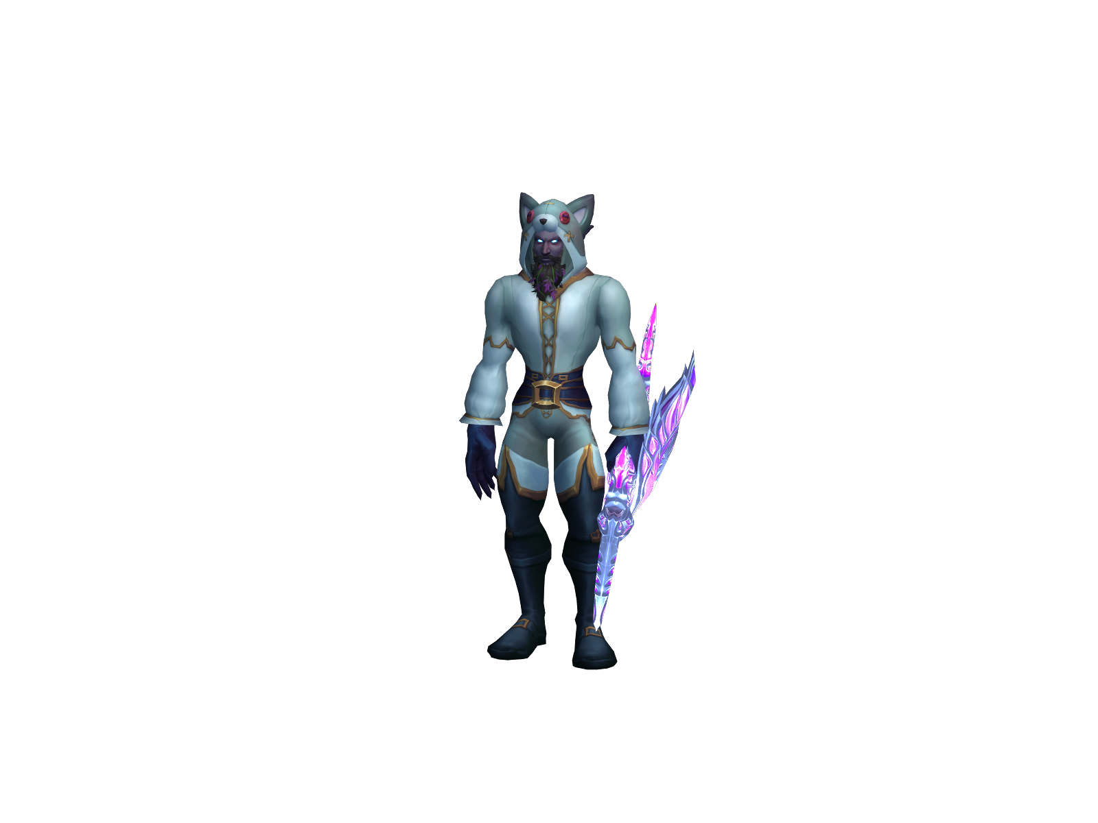 Guccifer 3D character render