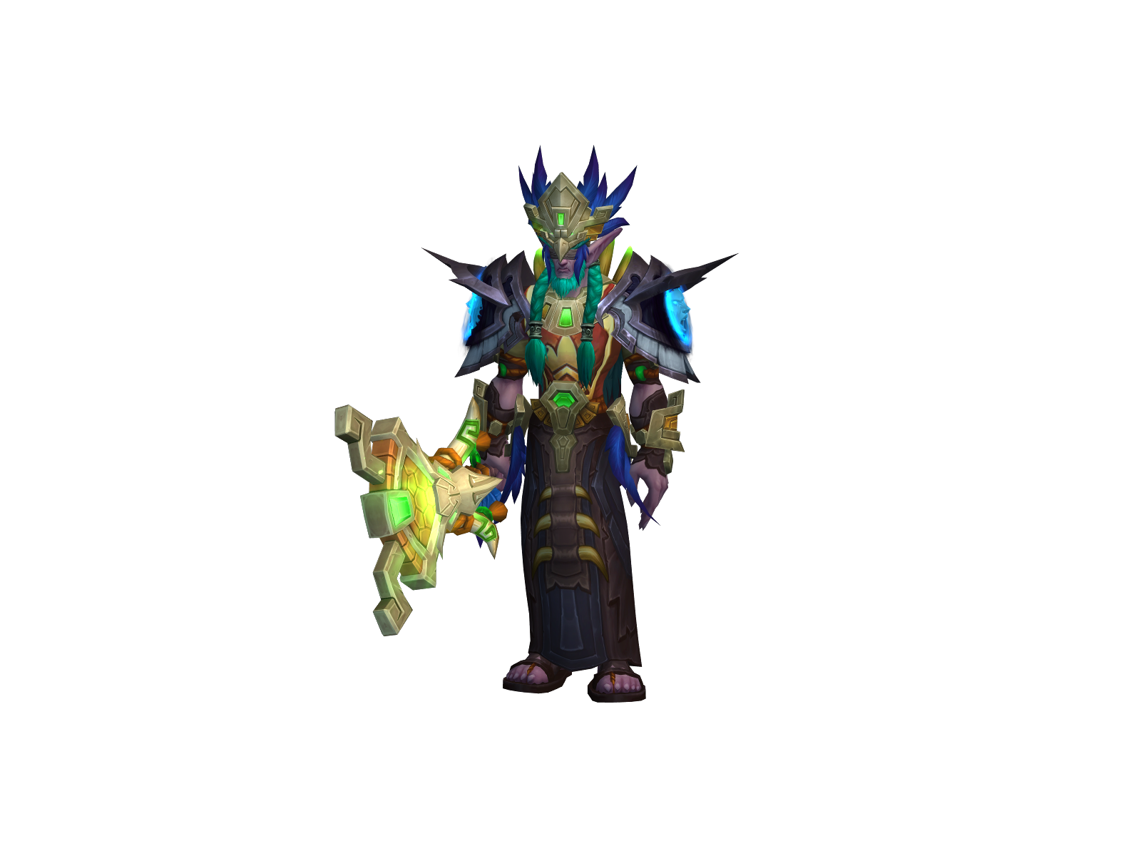Esquandoles 3D character render