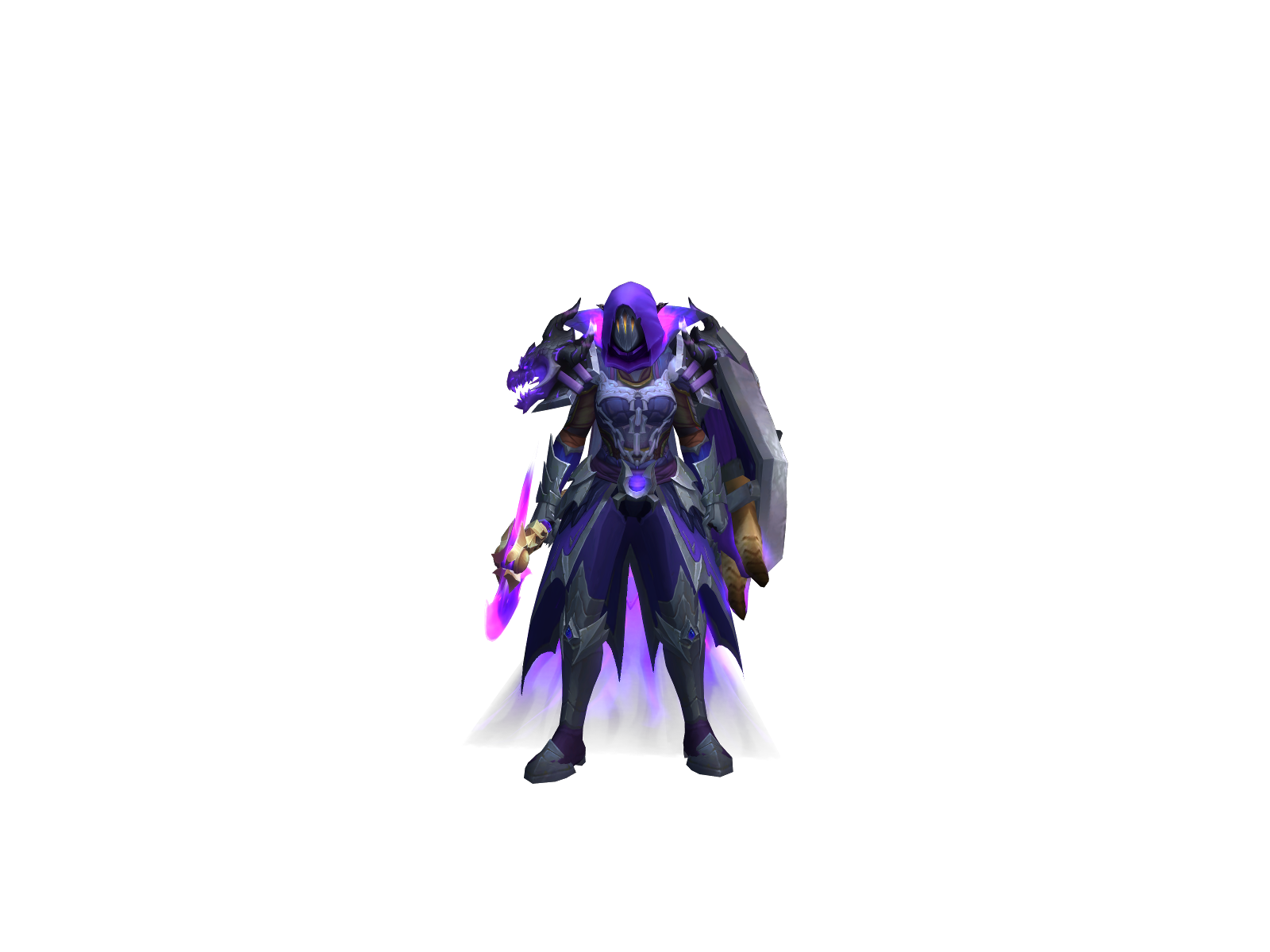 Azzurl 3D character render