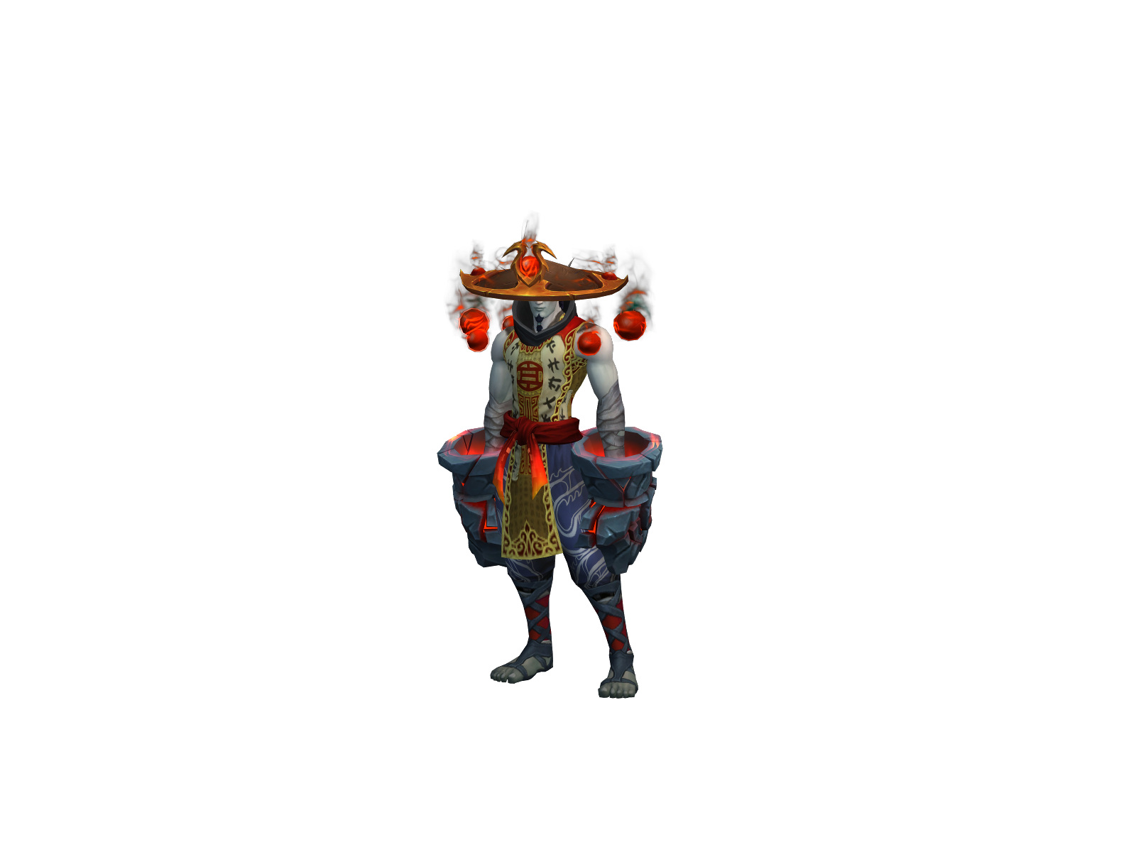 Senfu 3D character render