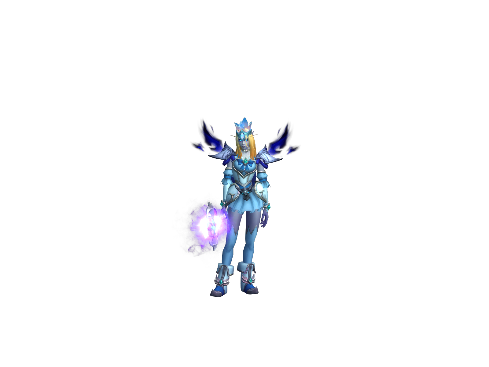 Amya 3D character render
