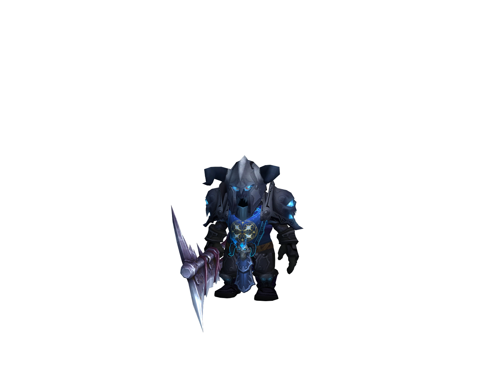 Pistolinha 3D character render
