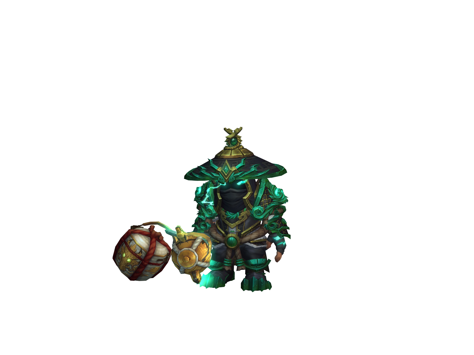 Hilly 3D character render