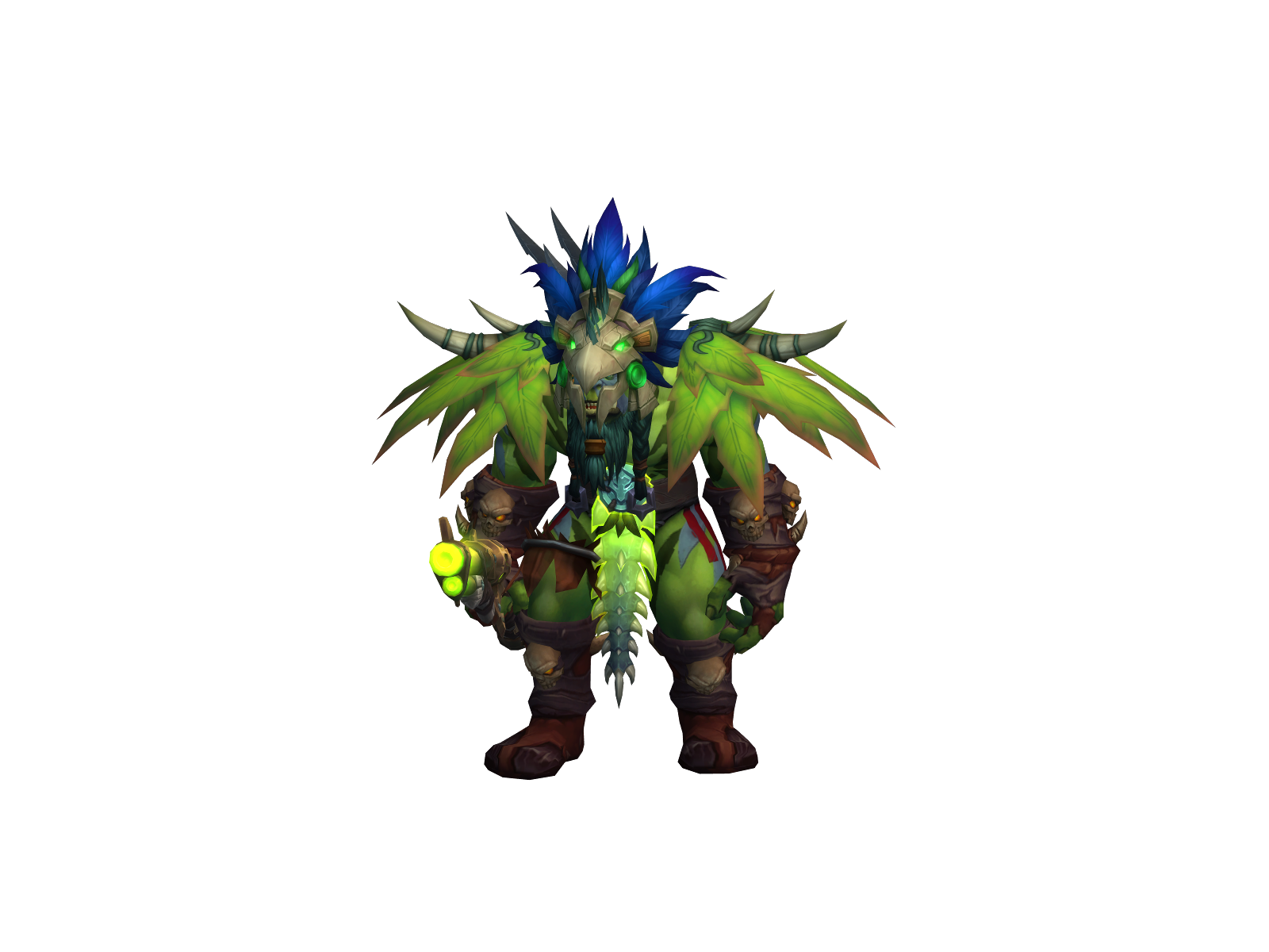Wâaagh 3D character render