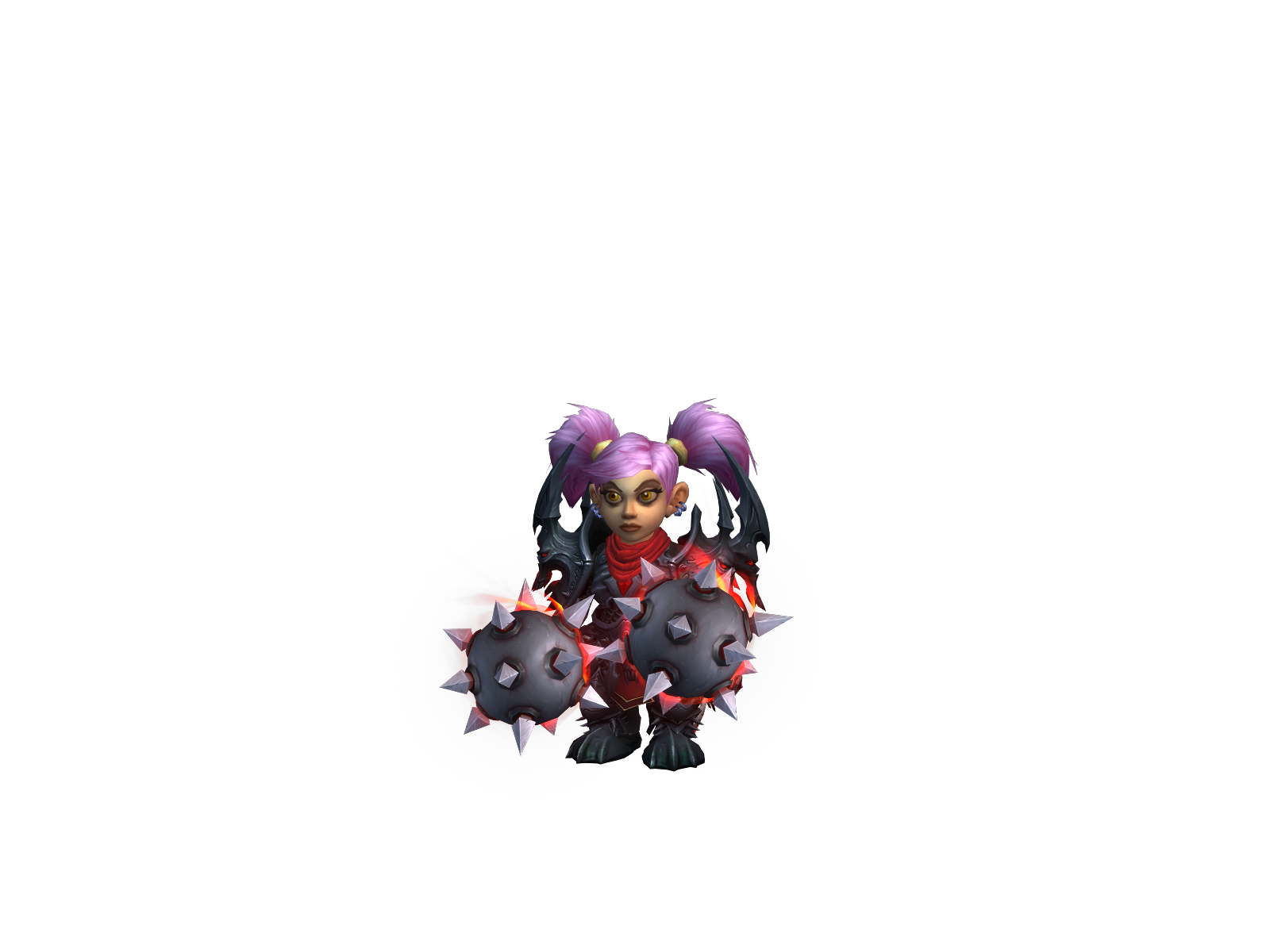 Shadòwkiss 3D character render