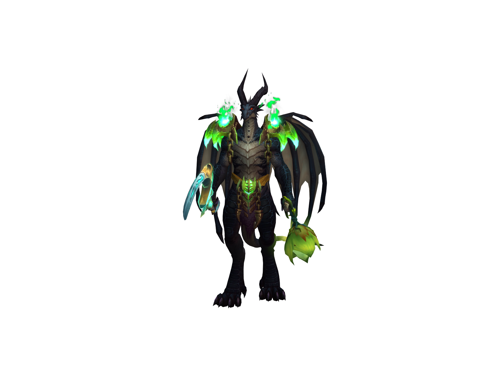 Dracthion 3D character render