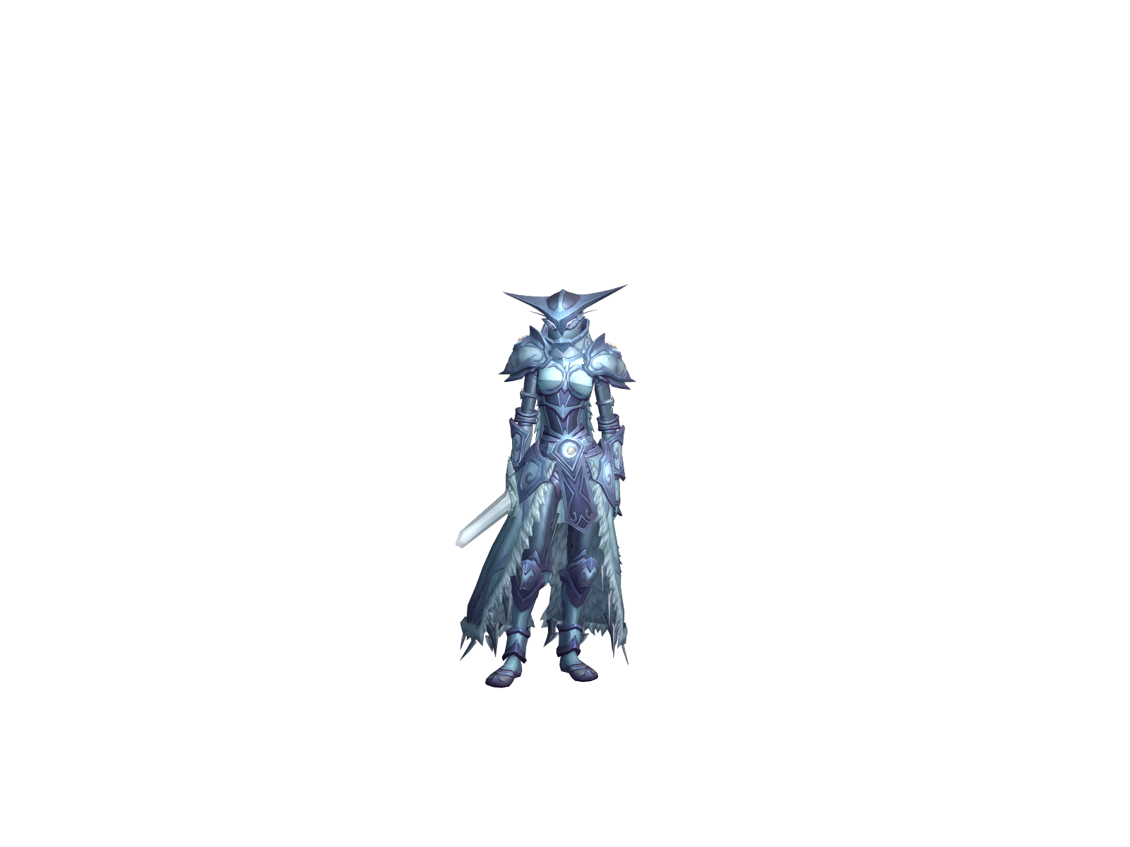 Cassinnia 3D character render