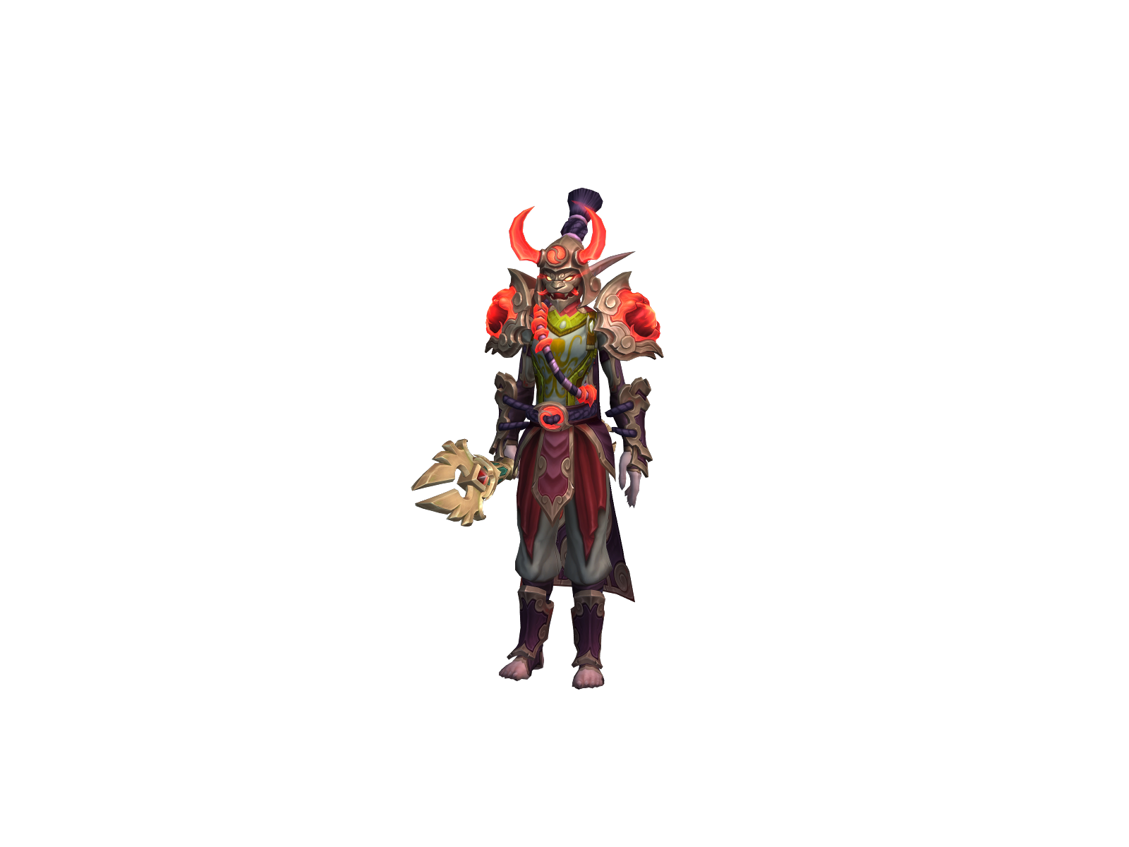Asamii 3D character render