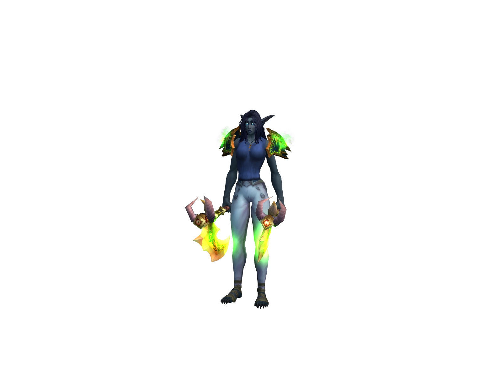 Terryless 3D character render