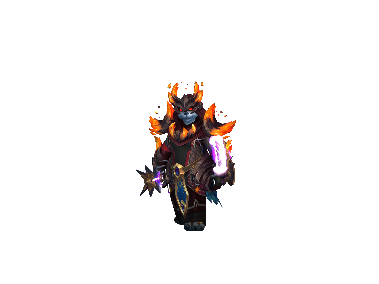 Endalla 3D character render