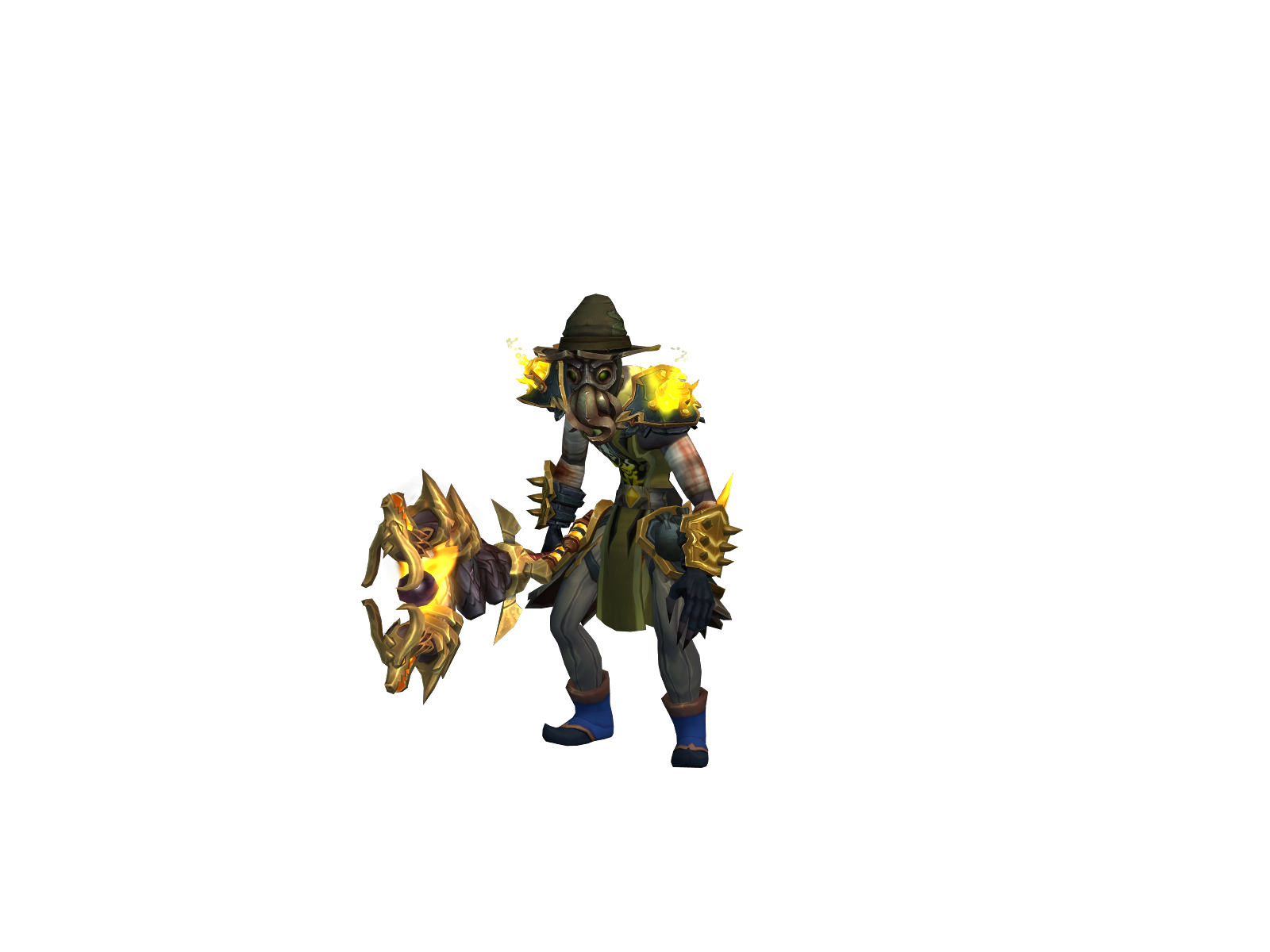 Bubbleblink 3D character render