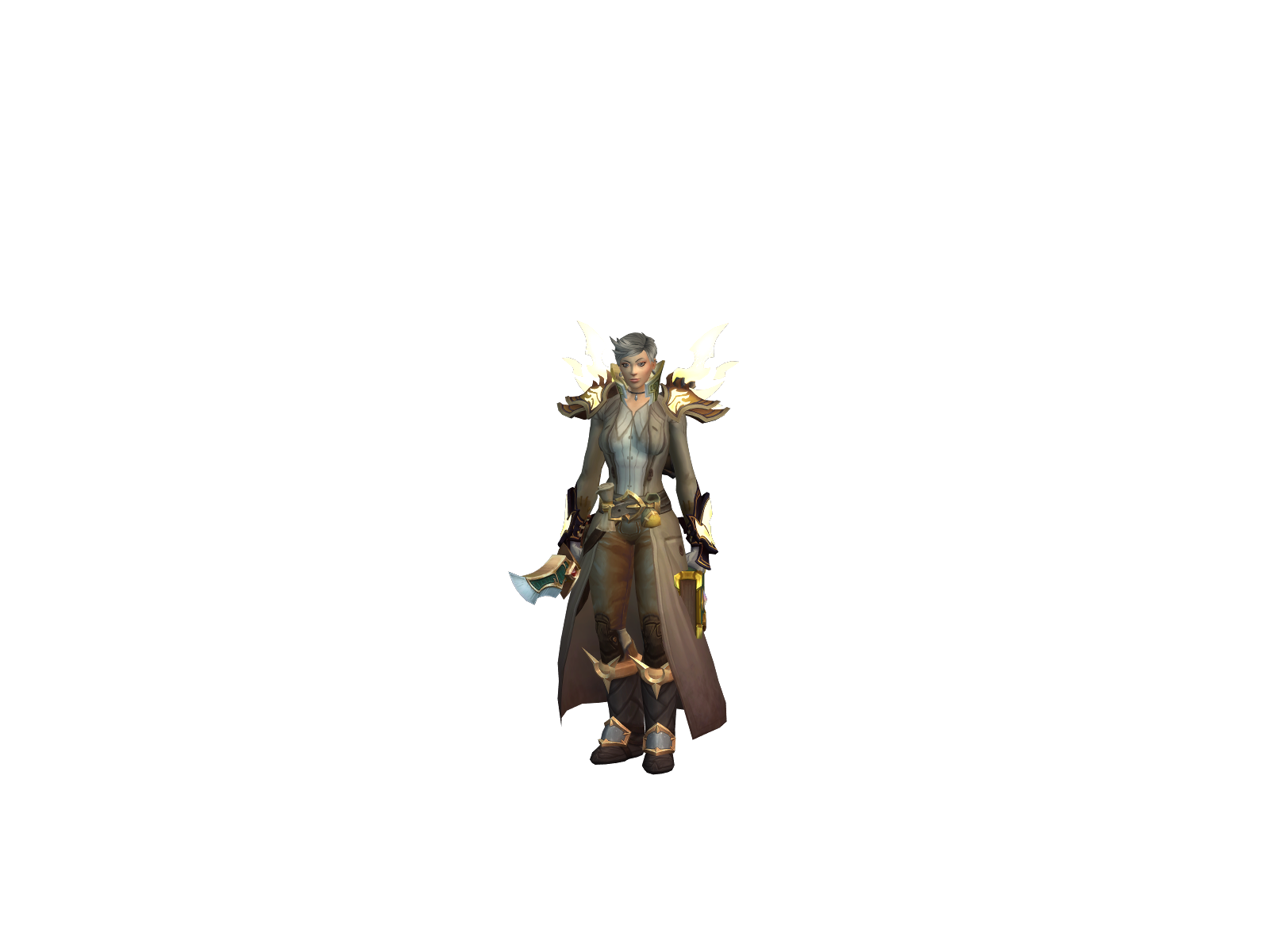 Crond 3D character render