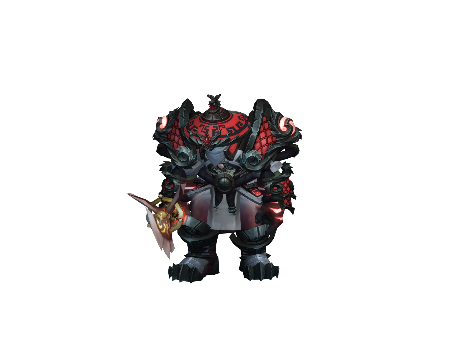 Trèy 3D character render